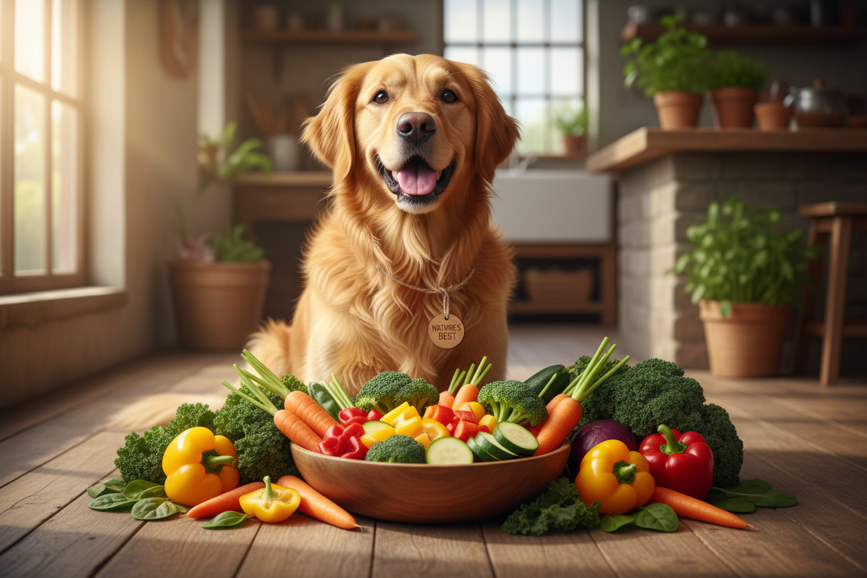 Welche Gemüse dürfen Hunde essen? Die vollständige BARF-Gemüseliste mit Tabelle (2026)