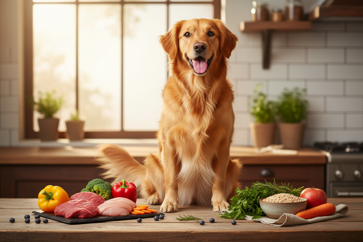 BARF Ernährung für Hunde mit Futtermittelallergie
