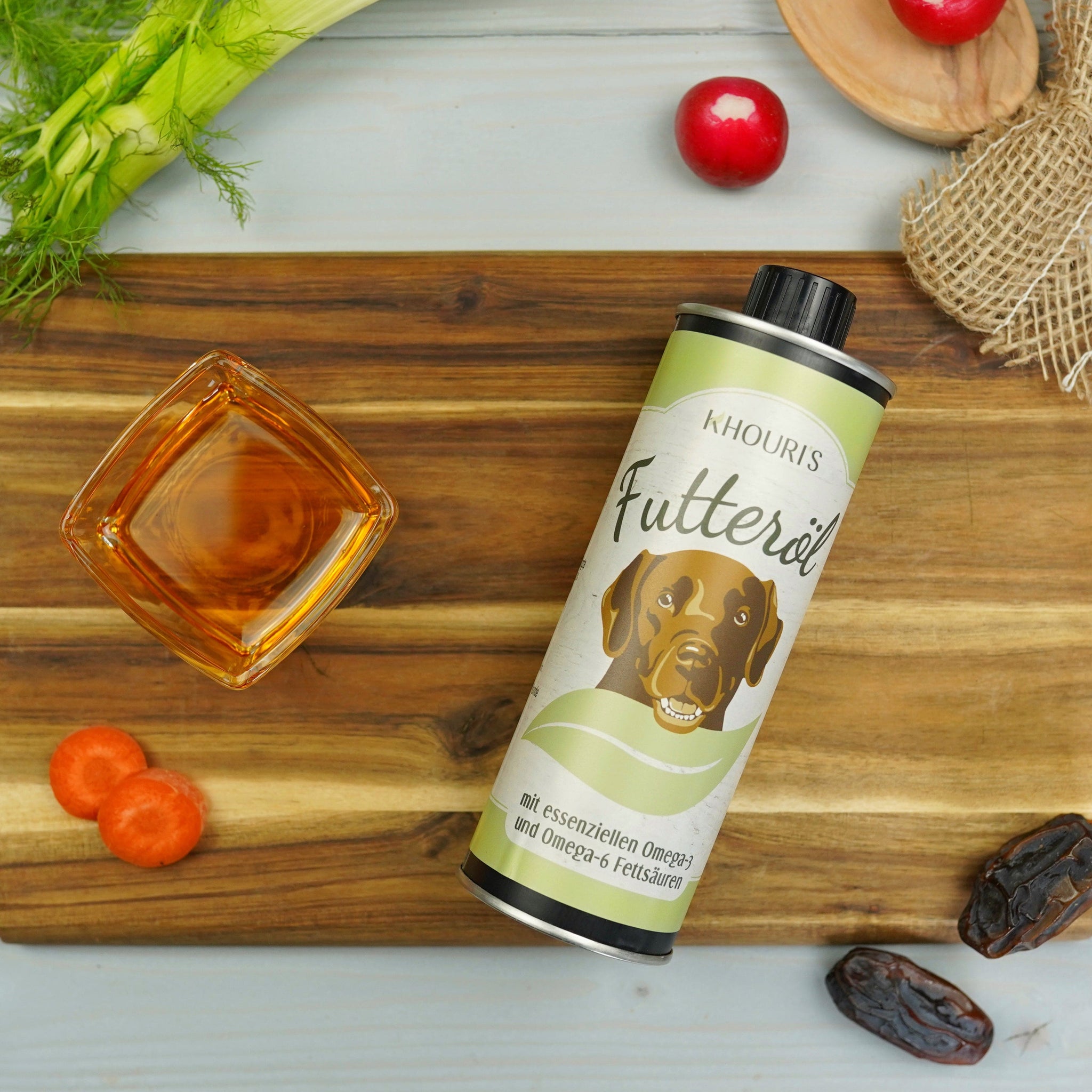 Ruemar Chia-Öl 1 Liter Dosierflasche – Kaltgepresst, 100% Reines Chiaöl, Für Pferde & Hunde – Omega-3 & Omega-6 Kaltgepresstes Chiaöl